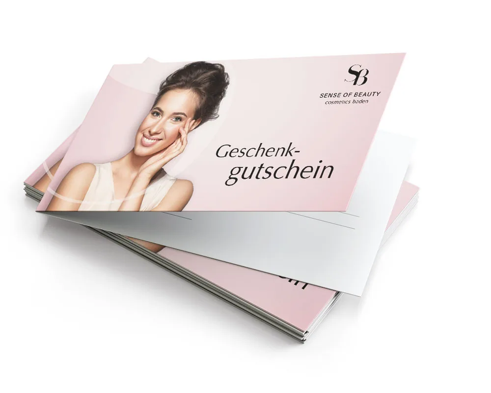 Geschenkgutschein von Sense of Beauty